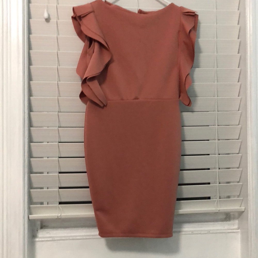 Old rose cocktail dress